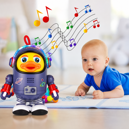 Juguete Interactivo Musical Pato Astronauta Bailarín