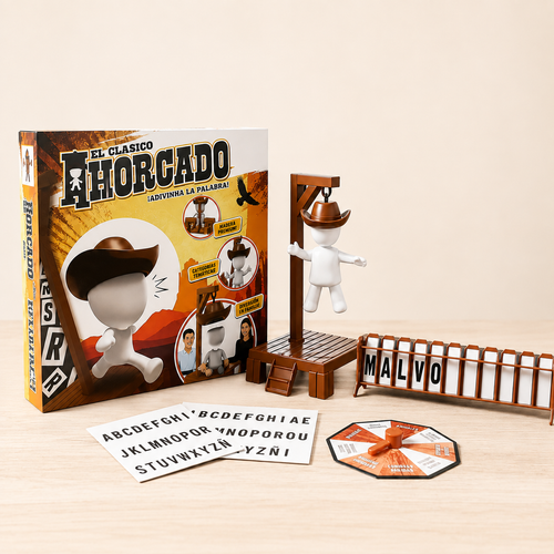 El Ahorcado Clásico 3D Juego Familiar de Ingenio y Diversión