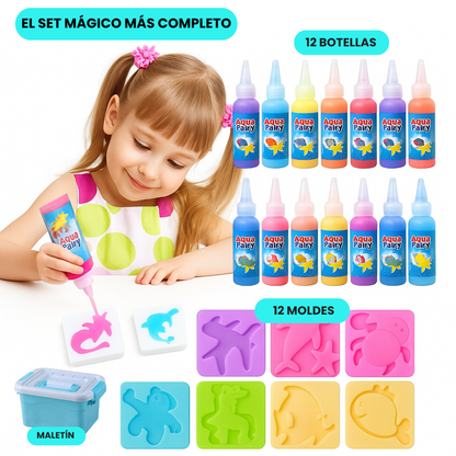 Set de Creación Squishies Mágicos en Casa 12 Botellas