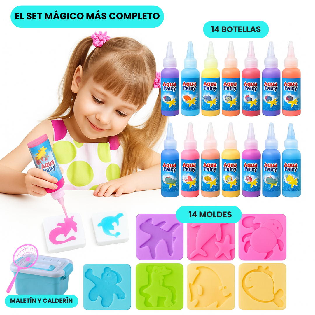 Set de Creación Squishies Mágicos en Casa 14 Botellas