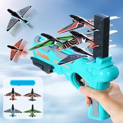 Pistola Juguete Lanzadora De Aviones X4 Air Battle