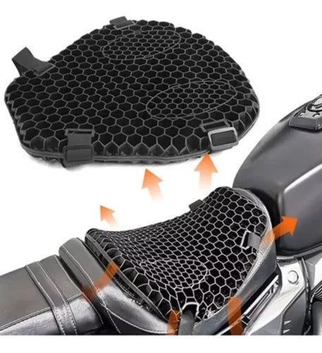 Almohadón Asiento Gel Moto Ortopédico Viscoelastico Premium