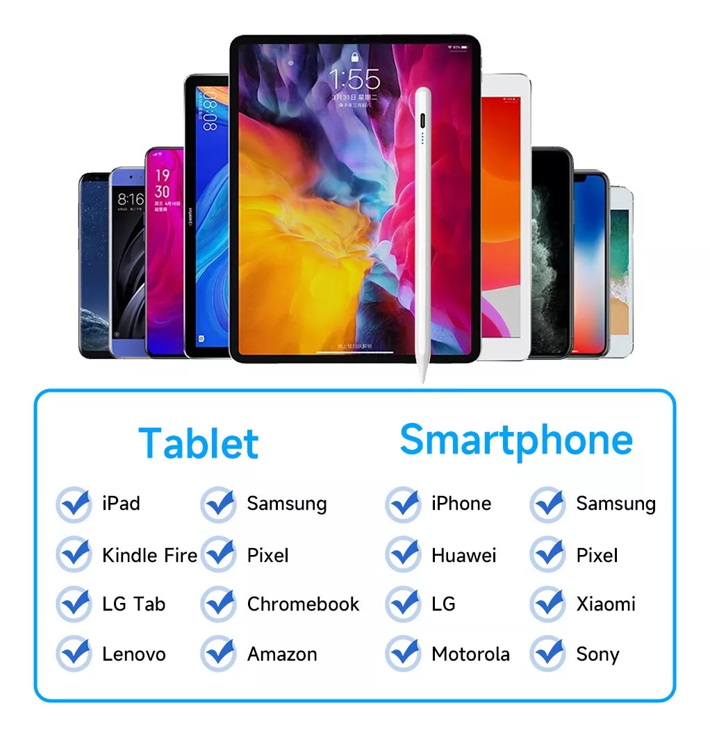 Lapiz Táctil Universal Apple Ios Android Puntero Óptico
