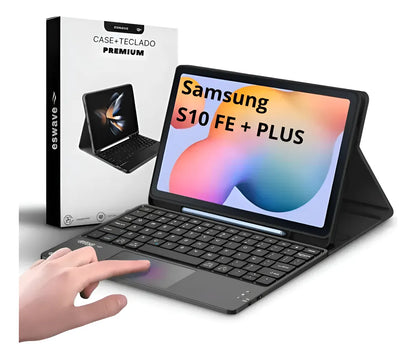 Funda Con Teclado Para Tablet Samsung  S10 FE+ PLUS