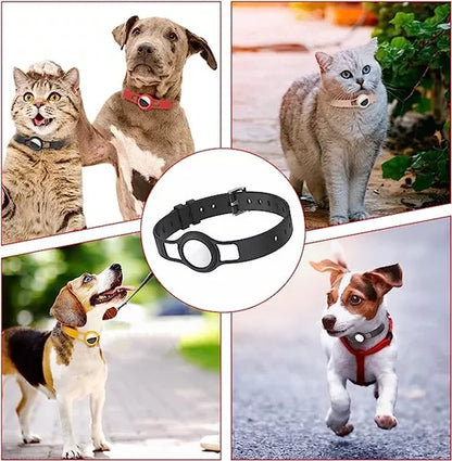 Collar De Silicona Para Perro Gato Mascota Porta Airtag