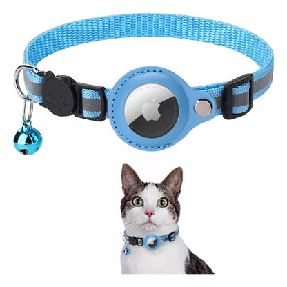 Collar Porta Airtag Para Gatos Con Cascabel Air Tag Case ©