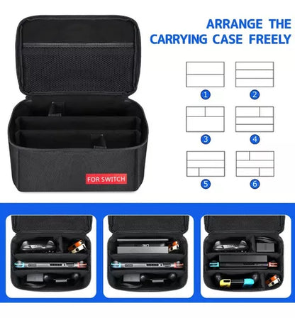 Bolso Maleta Nintendo Switch Negra Transporte Cartera