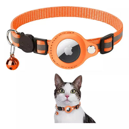 Collar Porta Airtag Para Gatos Con Cascabel Air Tag Case ©