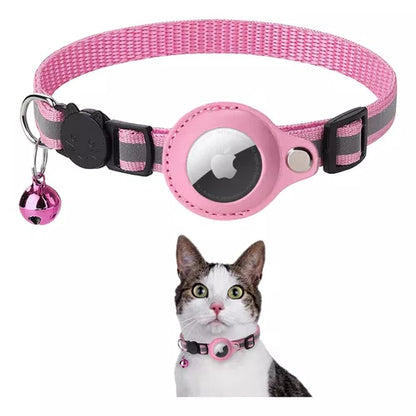 Collar Porta Airtag Para Gatos Con Cascabel Air Tag Case ©