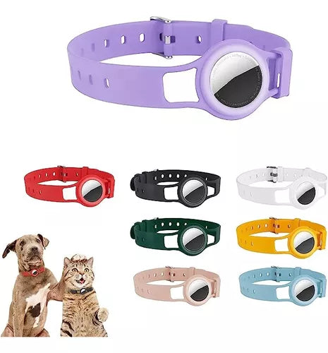 Collar Airtag Para Gato Perro Waterproof Silicona Apple Tag