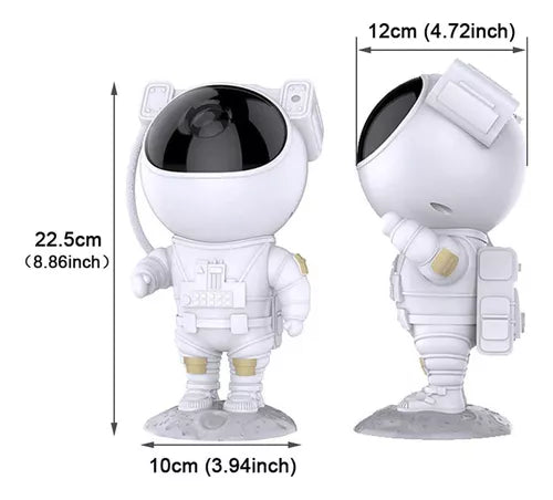 Lampara Proyector Astronauta Led Estrellas De Galaxia