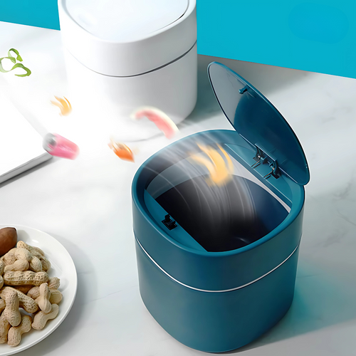Papelera de Plástico para Mesada - Práctica y Compacta para tu Hogar
