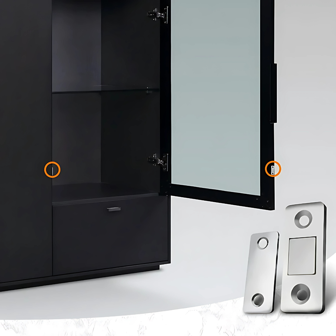 Kit 10 Cierres Magneticos Retén De Puerta Cajón Ropero