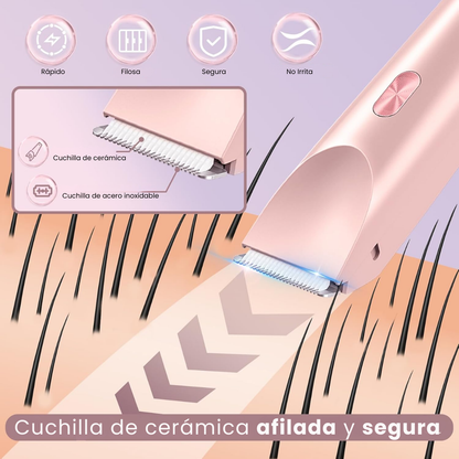 Depiladora Rasuradora De Bikini Doble Cabezal