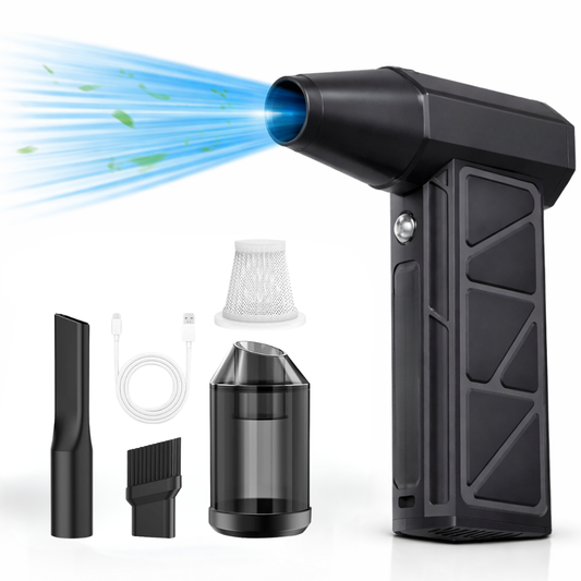 Turbina Sopladora Portátil 2 en 1 Recargable - Aspira y Sopla