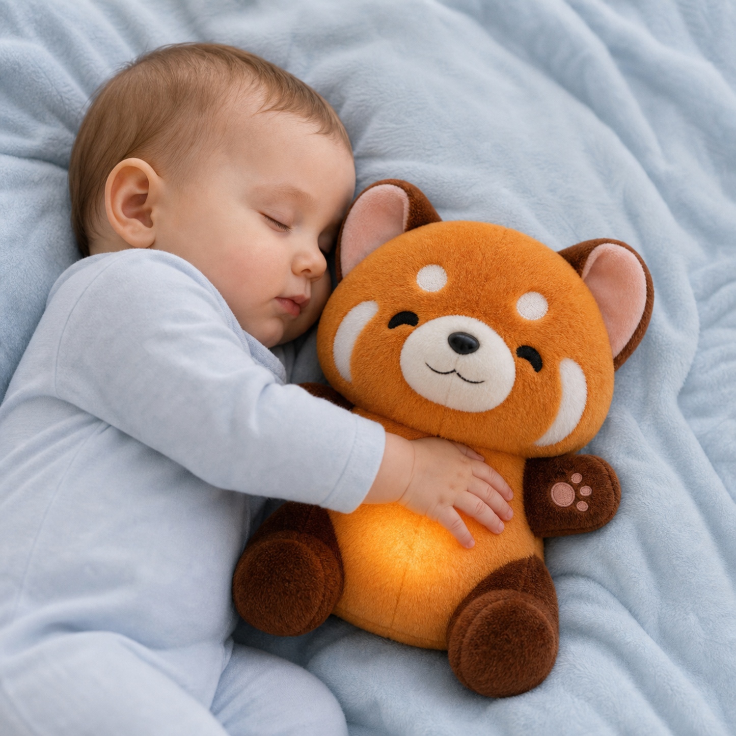 Muñecos Animales de Peluche Sensorial Terapéutico con Luces y Respiración
