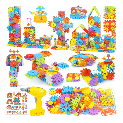 Juguete Didáctico Engranajes Para Armar A Motor 234 Piezas