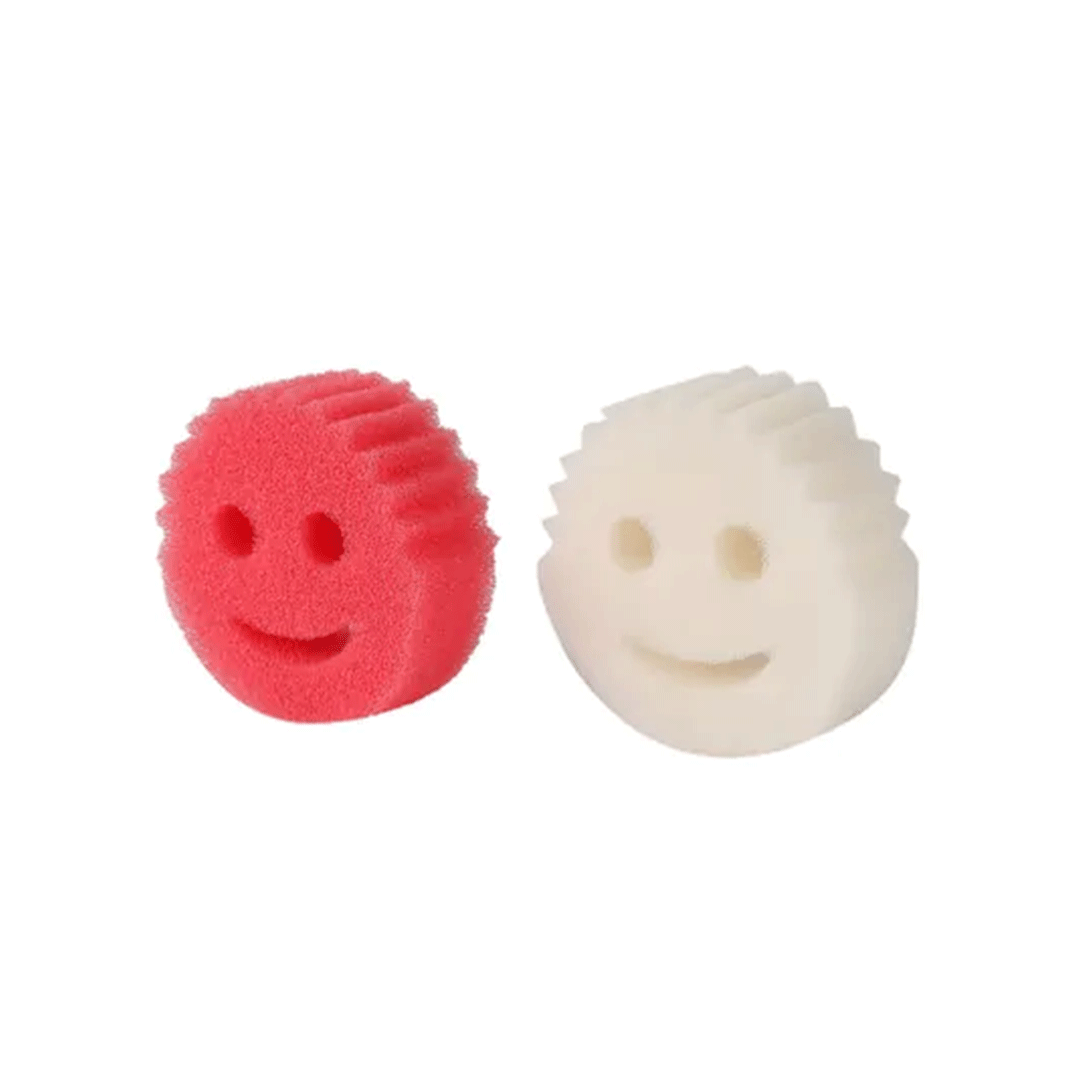 Esponja de Limpieza con Carita 10 x 4 cm - Pack de 2 Unidades