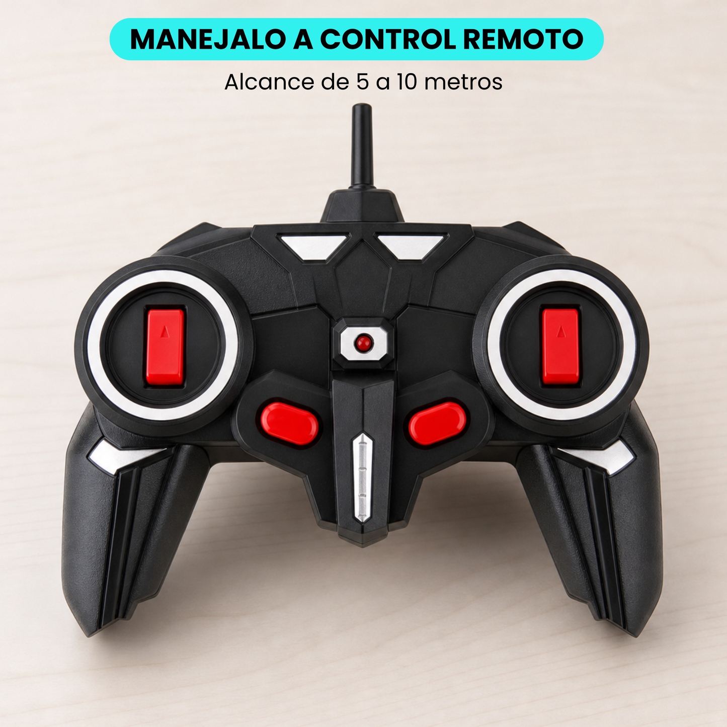 Auto Robot Patrulla a Control Remoto Transformer