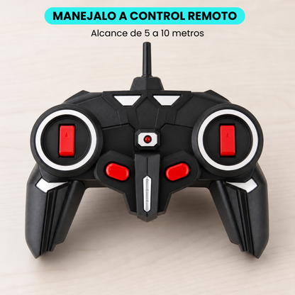 Auto Robot Patrulla a Control Remoto Transformer