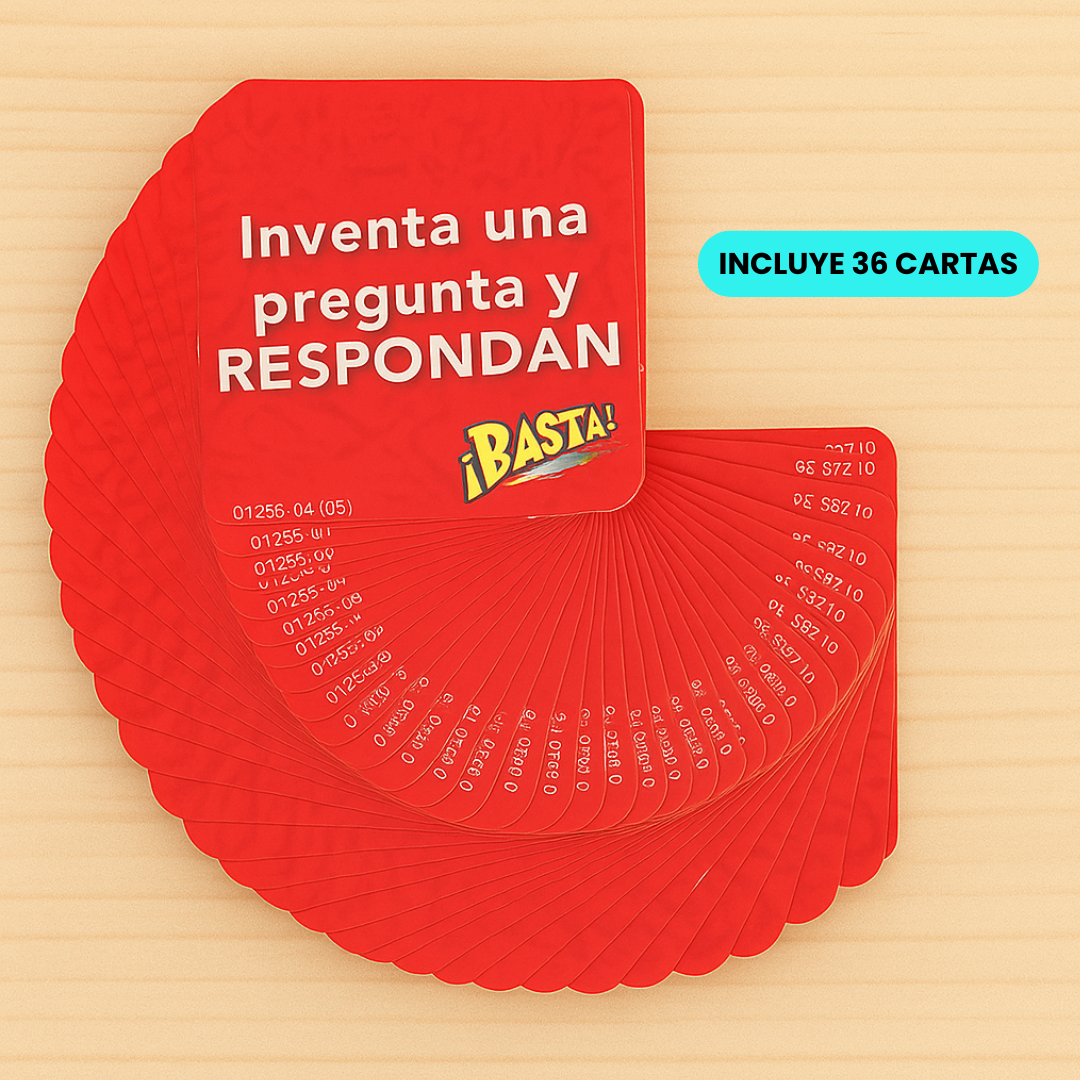 ¡Basta! Juego de Mesa Electrónico 36 Cartas