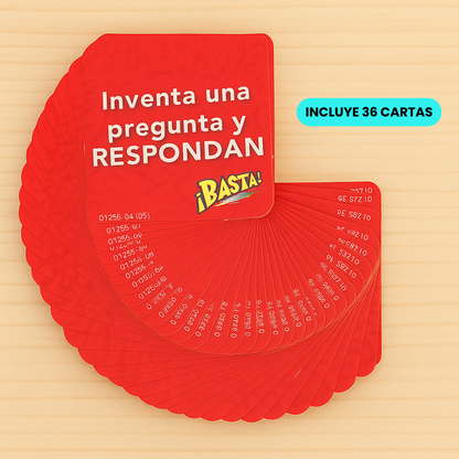 ¡Basta! Juego de Mesa Electrónico 36 Cartas