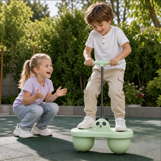 Pogo Pelota Doble Saltarina Infantil con Luces Led