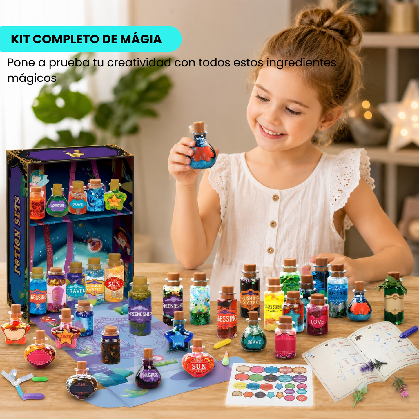 Kit de Pociones 22 Pociones Experimentos Científicos Educativos