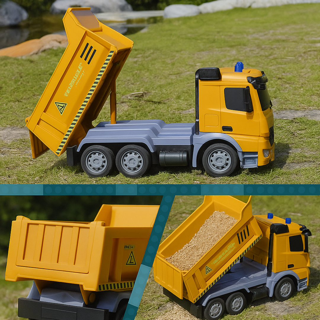 Camión Con Volquete Luces a Control Remoto