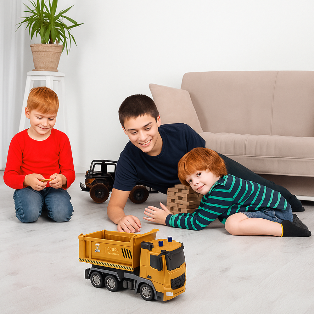 Camión Con Volquete Luces a Control Remoto