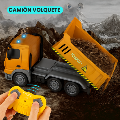 Camión Con Volquete Luces a Control Remoto