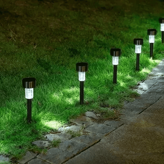 Lámpara Led Recargable Solar para Jardín 37 cm - Iluminación Eficiente y Ecológica