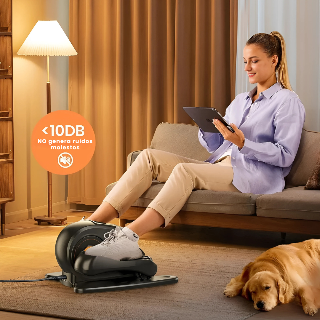Elíptica Ejercitador de Piernas Eléctrico con Control Remoto