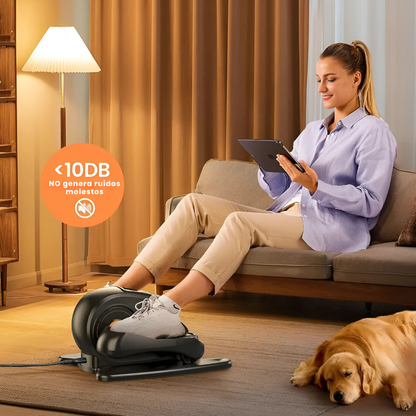 Elíptica Ejercitador de Piernas Eléctrico con Control Remoto