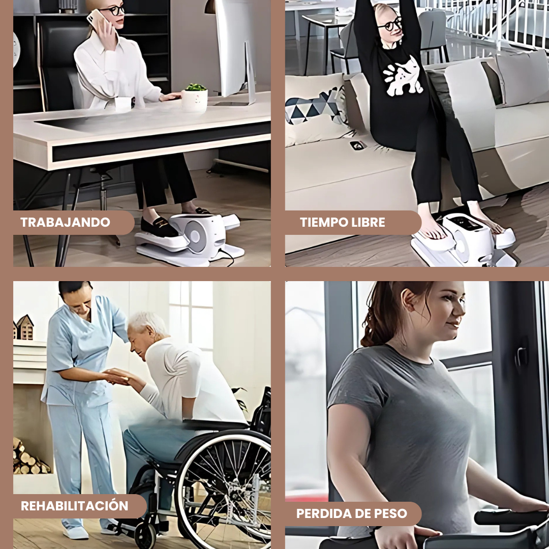 Elíptica Ejercitador de Piernas Con Control Remoto 12 Niveles