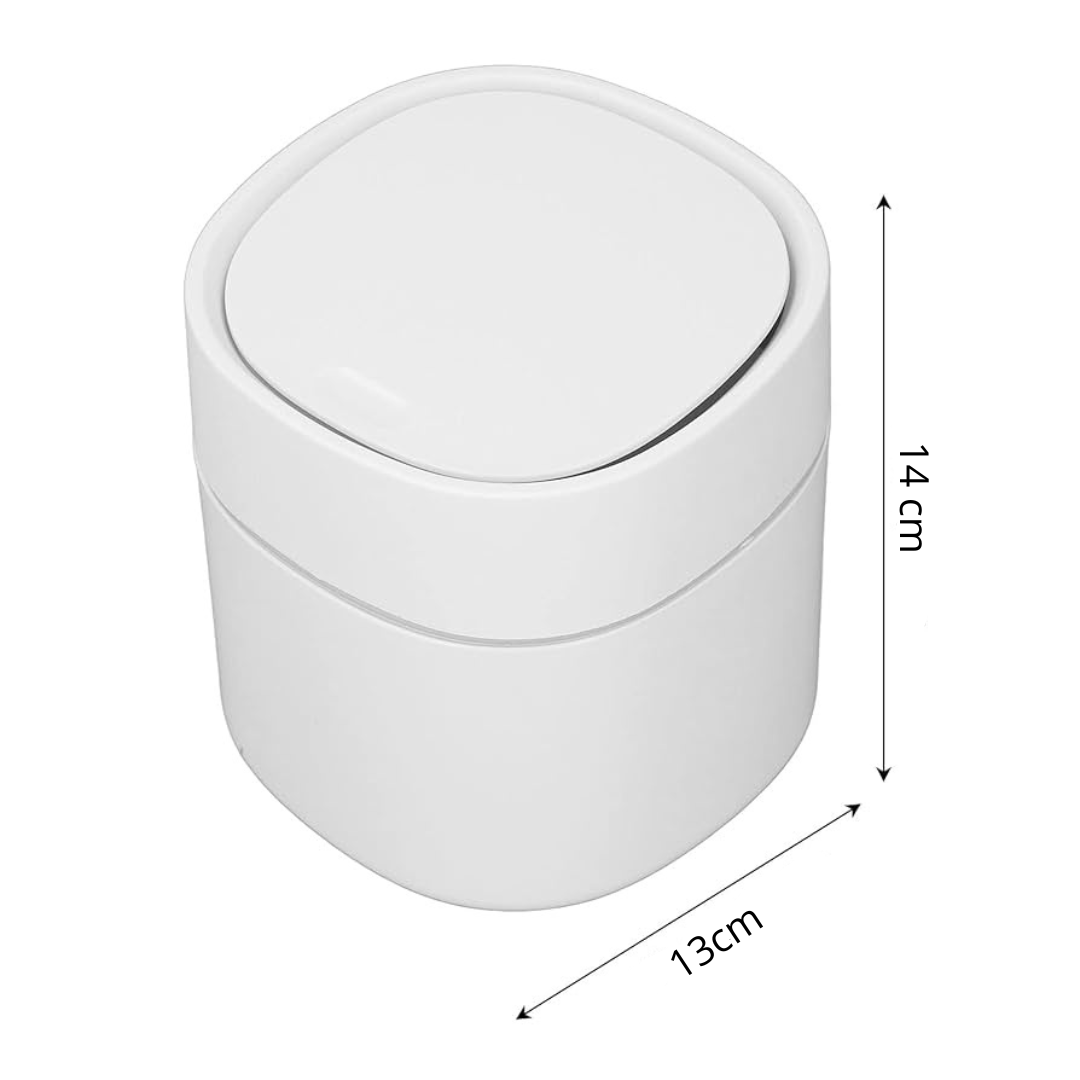 Papelera de Plástico para Mesada - Práctica y Compacta para tu Hogar