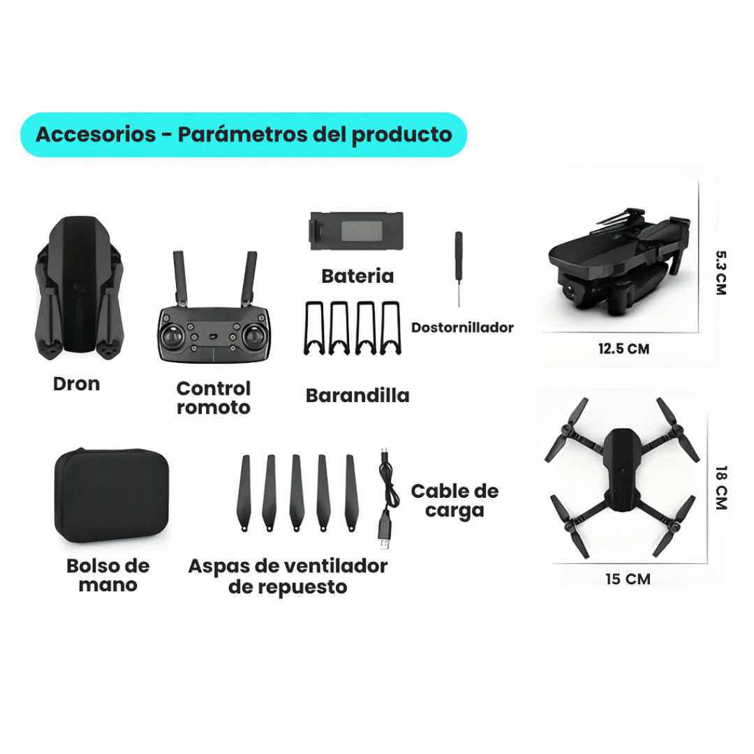 Drone Control Remoto Fácil Uso Gps Wifi Cámara