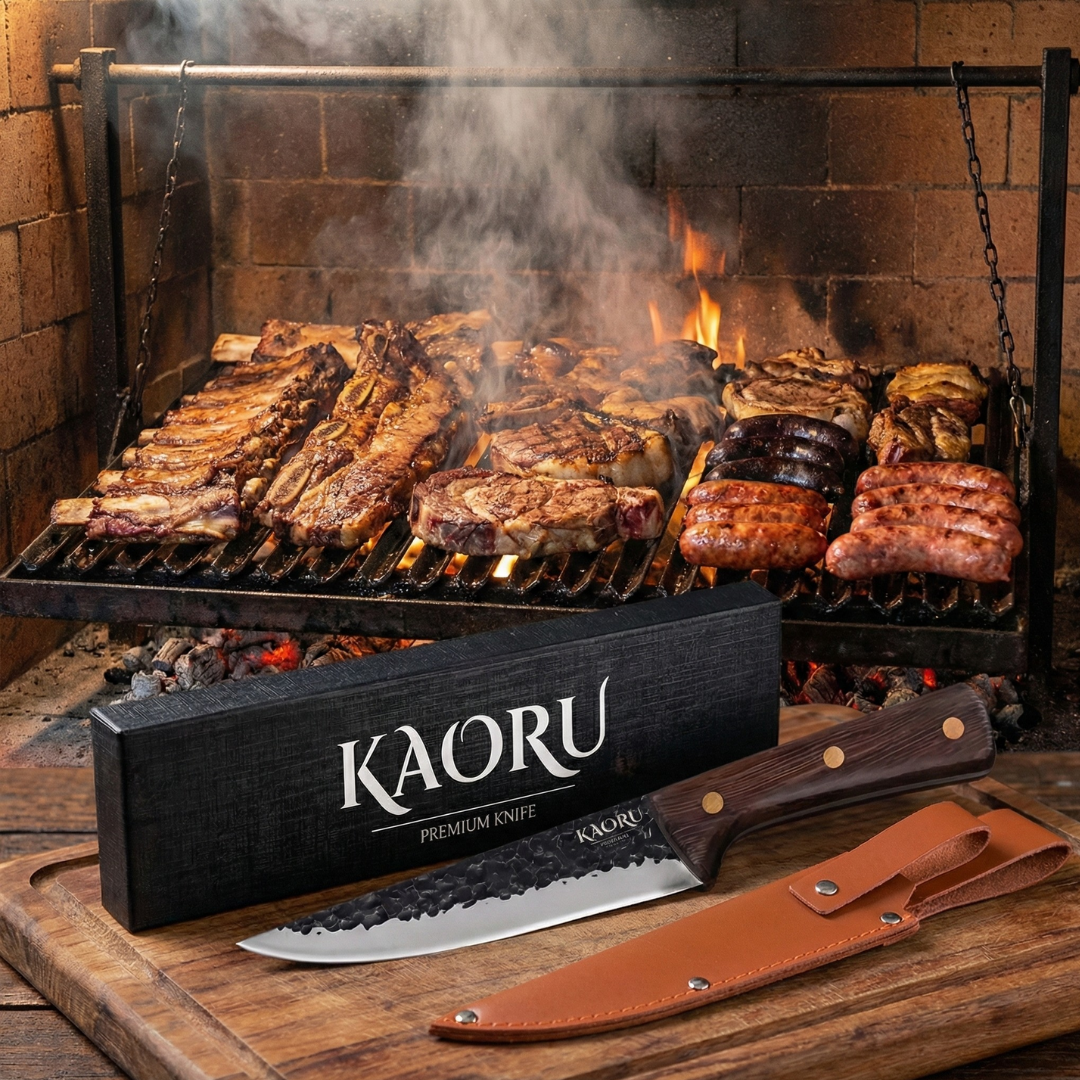 Pack Parrillero + Cuchillo Kaoru Premium