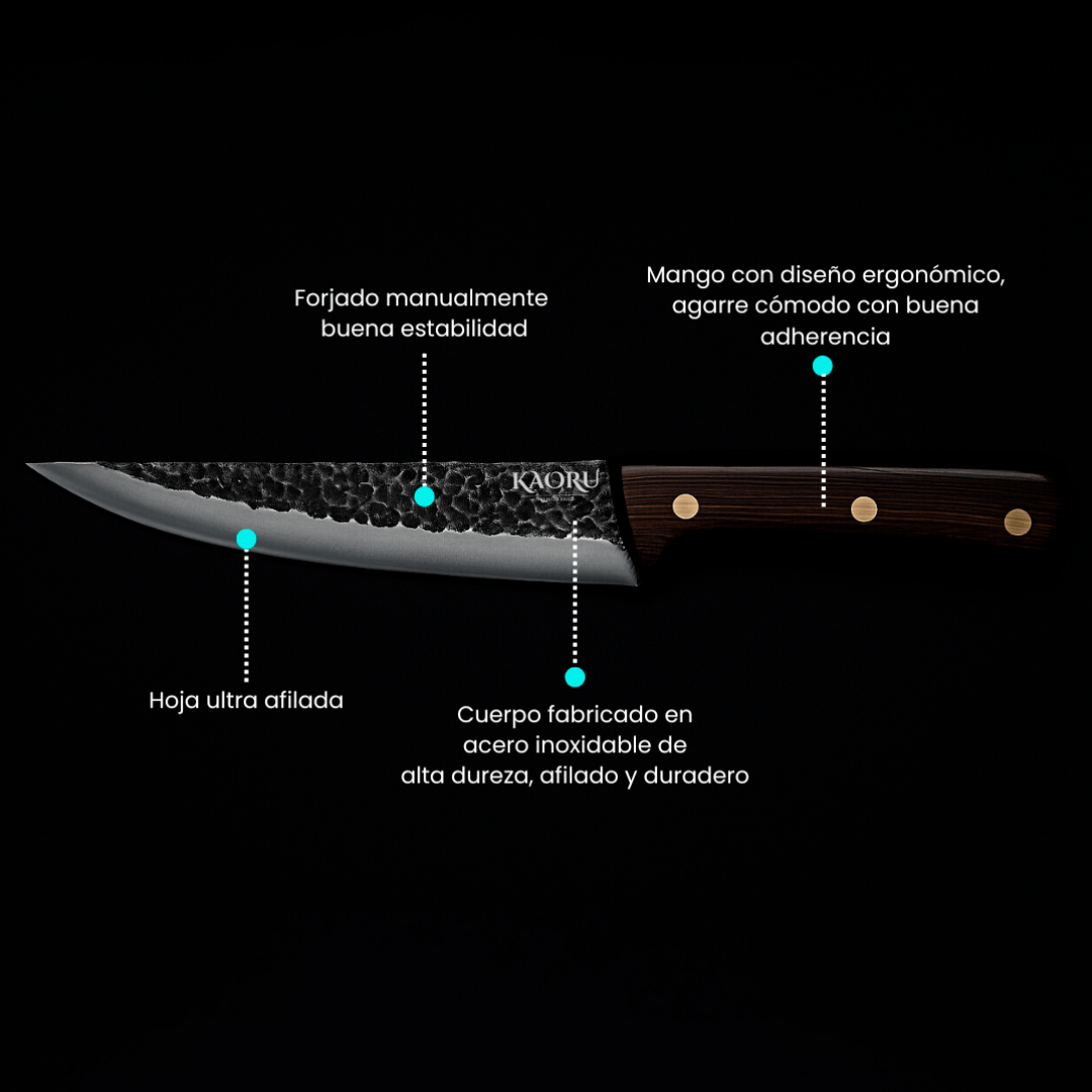 Pack Parrillero + Cuchillo Kaoru Premium