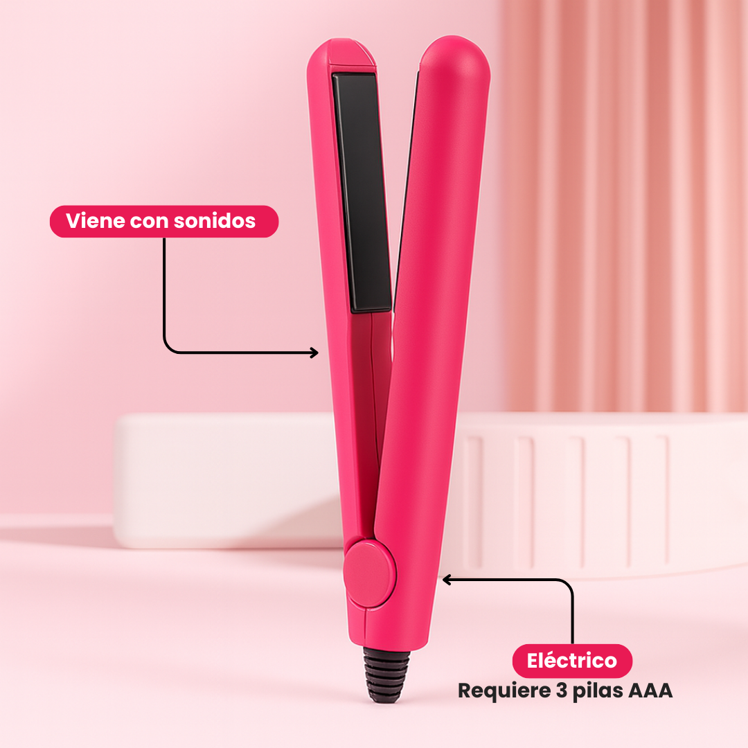 Set Salón de Belleza Secador y Planchita Batería