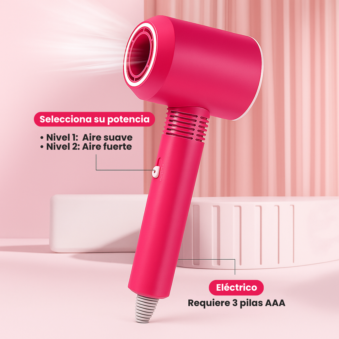 Set Salón de Belleza Secador y Planchita Batería