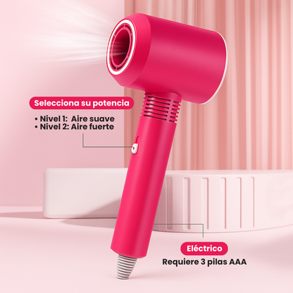 Set Salón de Belleza Secador y Planchita Batería