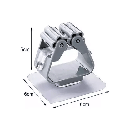 Soporte Autoadhesivo para Escoba - Organización Eficiente en el Hogar