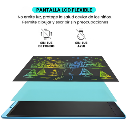 Tablet LCD Mágica 20" -  ¡Dibuja y Borra al Instante!