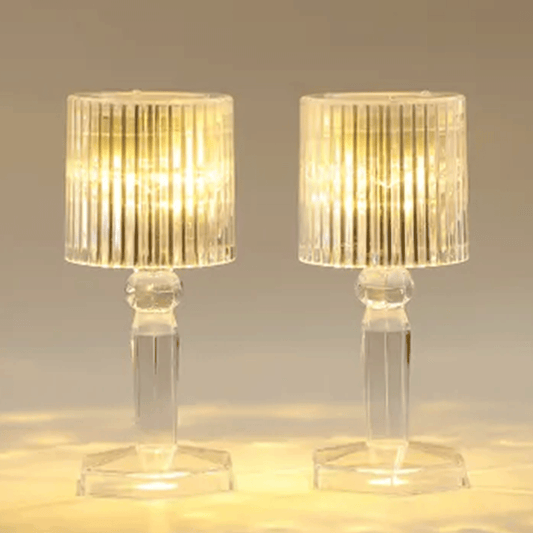 Set de 2 Veladoras con Luz Cálida - Estilo Compacto y Elegante