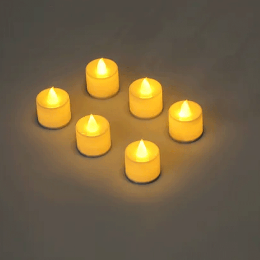 Velas de Luz LED Pack de 24 Unidades - ¡Ilumina tu espacio sin riesgos!