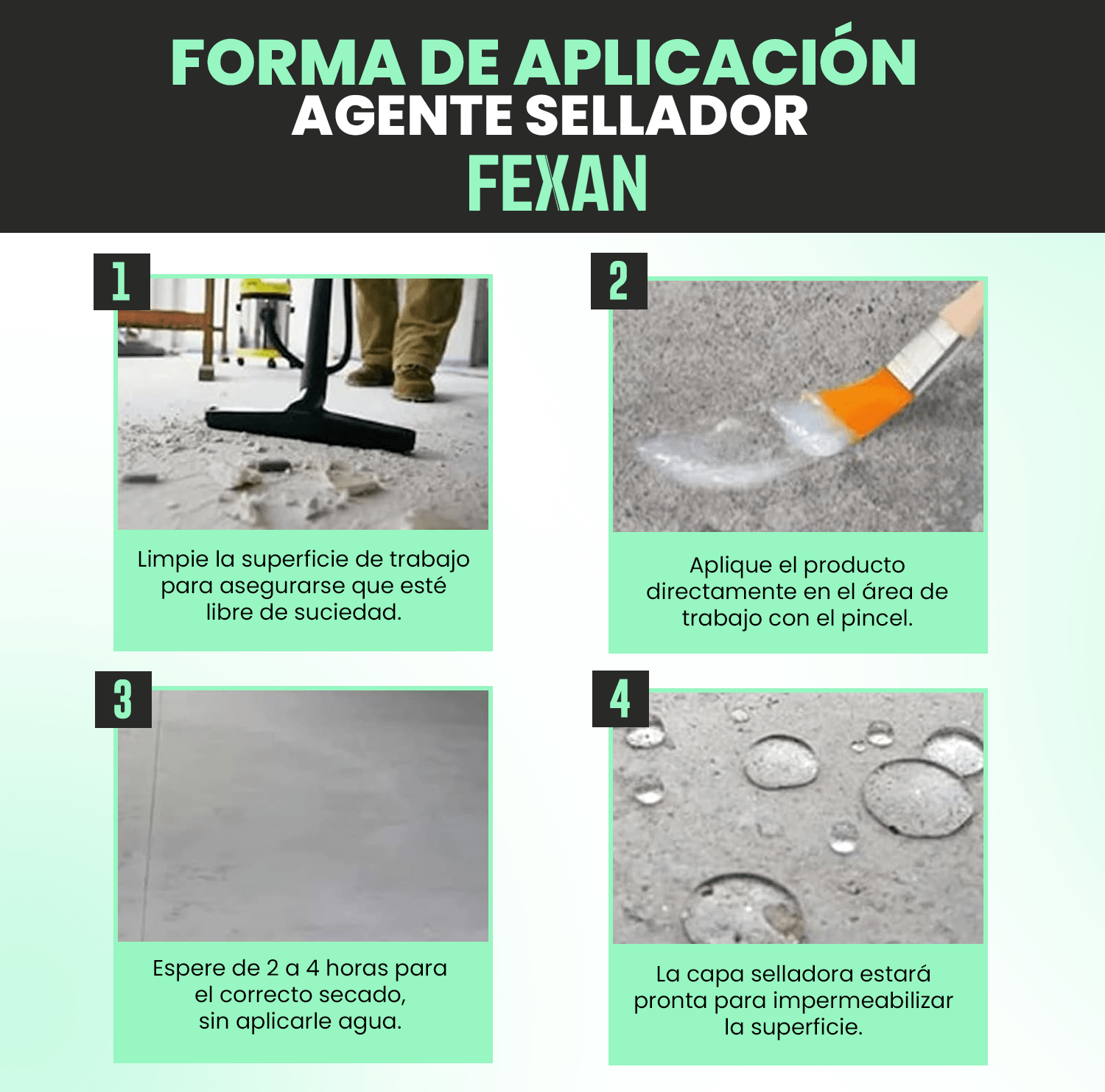 Agente Sellador Invisible Waterpoof Paste - FEXAN © 1 Litro - Malvo