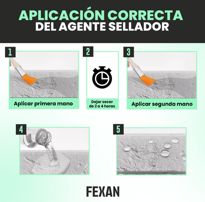 Agente Sellador Invisible Waterpoof Paste - FEXAN © 1 Litro - Malvo