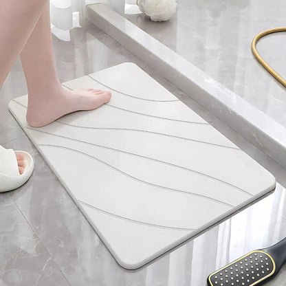 Alfombra de Diatomita Antideslizante - Absorbe al Instante - Malvo