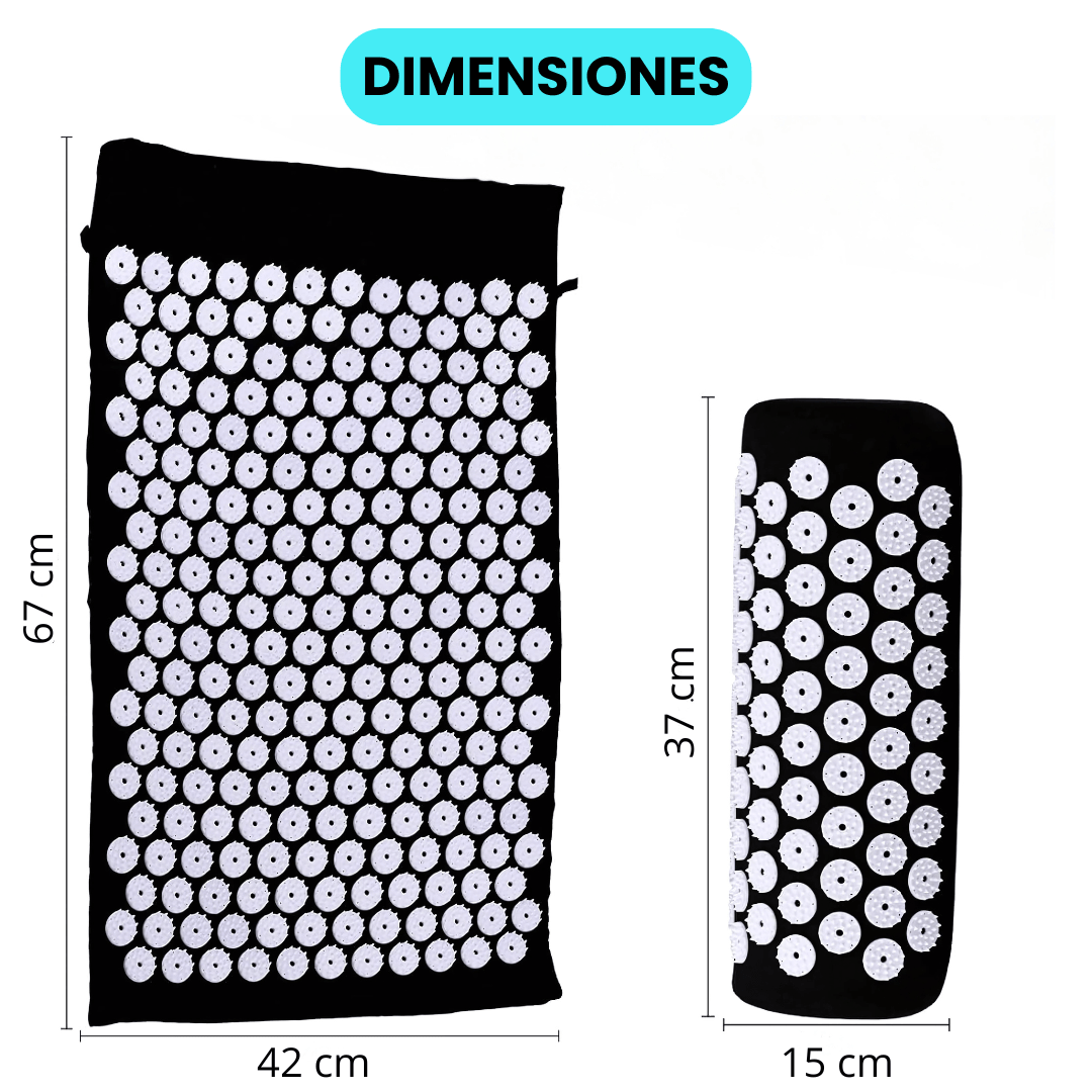 Almohadilla De Agujas Para Aliviar Estrés Kit De Acupresión - Malvo